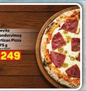 Levito Dondurulmuş Pizza Artemizan Pizza