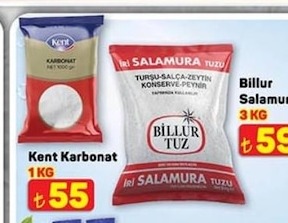 Billur Salamura Tuzu 3 Kg