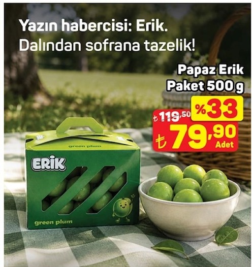 Papaz Erik Paket 500G