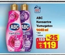 Abc Konsantre Yumuşatıcı 1440 Ml