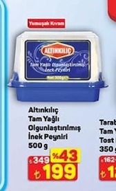 Altınkılıç Tam Yağlı Olgunlaştırılmış İnek Peyniri 500 G