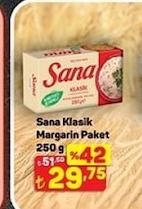 Sana Klasik Margarin Paket 250 G