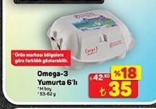 Omega-3 Yumurta 6'Lı M Boy