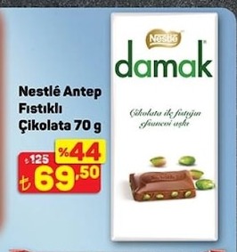 Nestlé Antep Fıstıklı Çikolata 70G