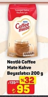 Nestle Coffee Mate Kahve Beyazlatıcı 200G