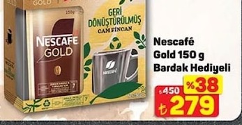 Nescafé Gold 150 G Bardak Hediyeli