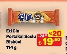 Eti Cin Portakal Soslu Bisküvi 114G
