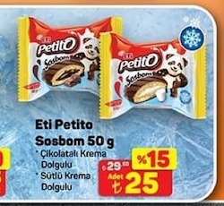 Eti Petito Sosbom 50G