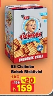 Eti Cicibeb Bebek Bisküvisi 1 Kg