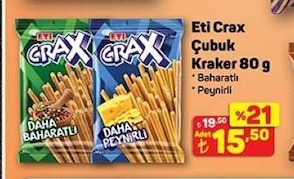 Eti Crax Çubuk Kraker 80 G