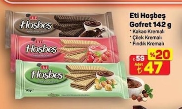 Eti Hoşbeş Gofret 142 G