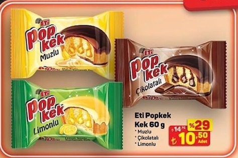 Eti Pop Kek Kakaolu Kek 60 G