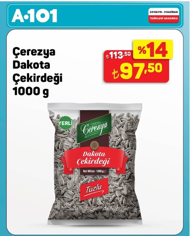 Çerezya Dakota Çekirdeği 1000 G