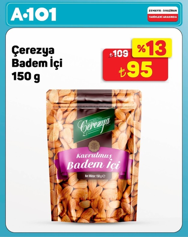Çerezya Badem İçi 150 G
