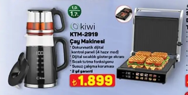 Kiwi Ktm-2919 Çay Makinesi