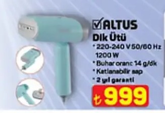 Altus Dik Ütü