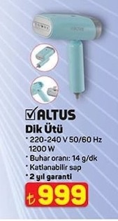 Altus Dik Ütü