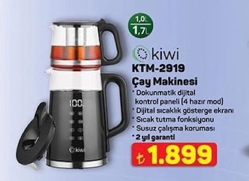 Kiwi Ktm-2919 Çay Makinesi
