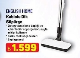 English Home Kablolu Dik Süpürge