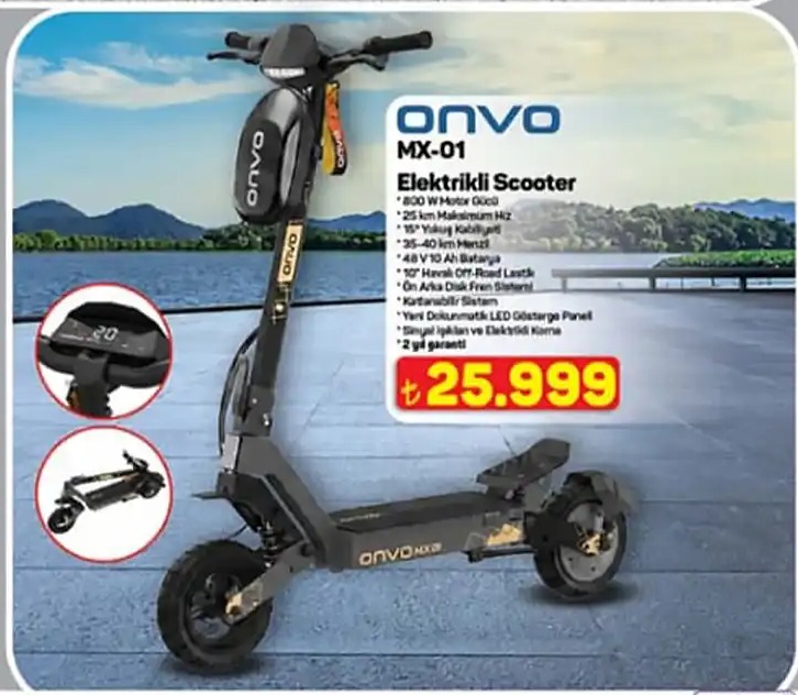 Onvo Mx-01 Elektrikli Scooter