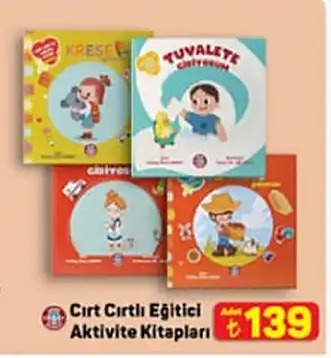 Cırt Cırtlı Eğitici Aktivite Kitapları