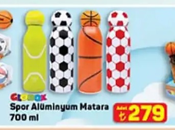 Globoox Spor Alüminyum Matara 700Ml