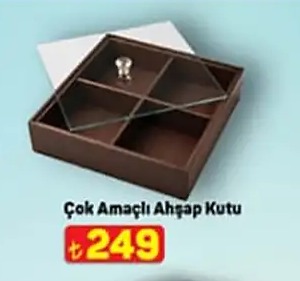 Çok Amaçlı Ahşap Kutu