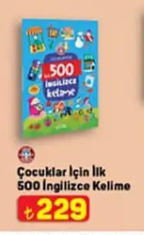 Çocuklar İçin İlk 500 İngilizce Kelime