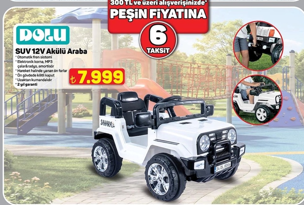 Dolu Suv 12V Akülü Araba