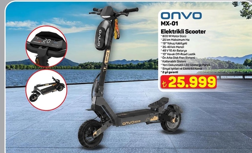 Onvo Mx-01 Elektrikli Scooter