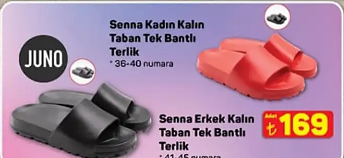 Senna Kadın Kalın Taban Tek Bantlı Terlik 36-40 Numara