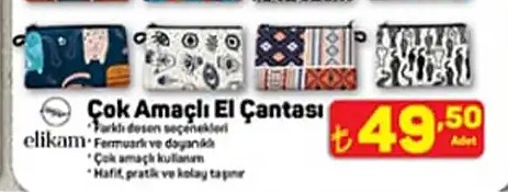 Çok Amaçlı El Çantası Farklı Desen Seçenekleri