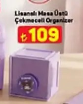 Lisananlı Masa Üstü Çekmeceli Organizer