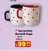Keramika Seramik Kupa 230 Cc