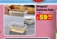 Süzgeçli Saklama Kabı 1.2 L