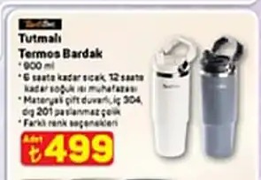 Tutmalı Termos Bardak 900 Ml