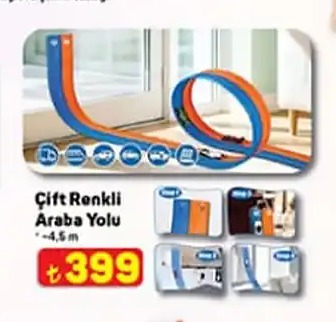 Çift Renkli Araba Yolu ~4,5 M
