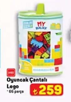 Oyuncak Çantalı Lego - 66 Parça