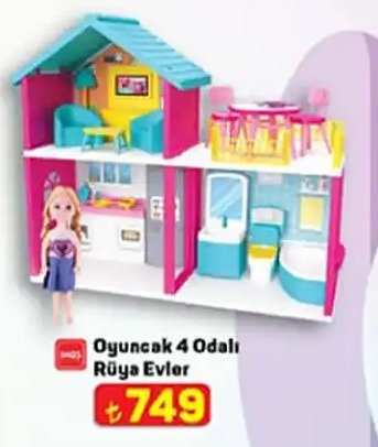 Oyuncak 4 Odalı Rüya Evler
