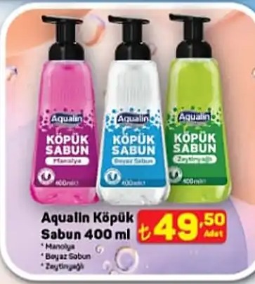Aqualin Köpük Sabun 400 Ml
