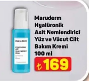 Maruderm Hyaluronik Asit Nemlendirici Yüz Ve Vücut Bakım Kremi 100 Ml