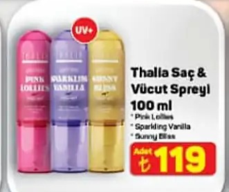 Thalla Saç & Vücut Spreyi 100 Ml