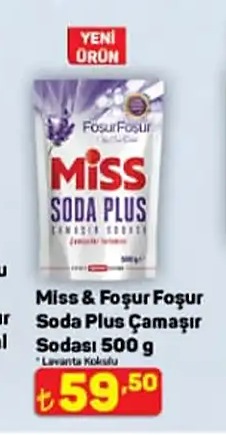 Miss & Foşur Foşur Soda Plus Çamaşır Sodası 500 G