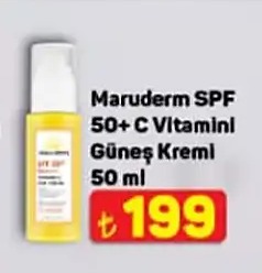 Maruderm Spf 50+ C Vitamini Güneş Kremi 50 Ml