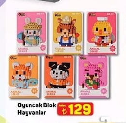 Oyuncak Blok Hayvanlar