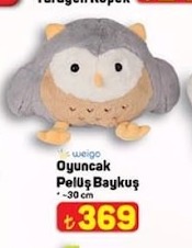 Weigo Oyuncak Peluş Baykuş ~30 Cm