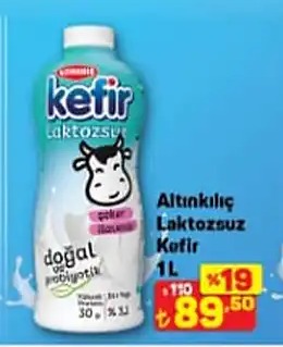 Altınkılıç Laktozsuz Kefir 1L