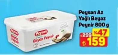 Peysan Az Yağlı Beyaz Peynir 800 G