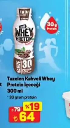 Tadelle Kahveli Whey Protein İçeceği 300 Ml