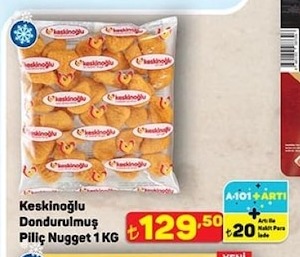 Keskinoğlu Dondurulmuş Piliç Nugget 1 Kg